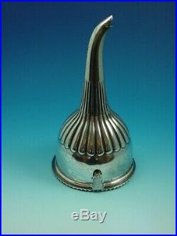 1815 Sterling Silver Two Piece Wine Or Port Funnel Armorial Crest London Marked