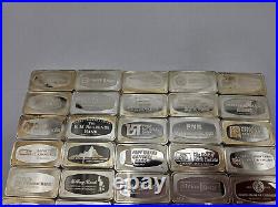 1971 Bank Marked Silver-Ingot 50 Sterling Bars (NO CASE) 96.35 ASW UNDER MELT