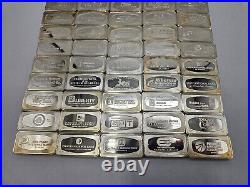 1971 Bank Marked Silver-Ingot 50 Sterling Bars (NO CASE) 96.35 ASW UNDER MELT