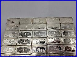 1971 Bank Marked Silver-Ingot 50 Sterling Bars (NO CASE) 96.35 ASW UNDER MELT