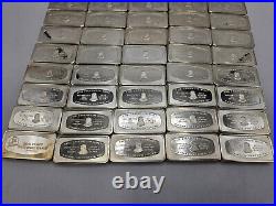 1971 Bank Marked Silver-Ingot 50 Sterling Bars (NO CASE) 96.35 ASW UNDER MELT