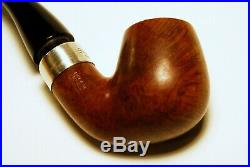 1988 Peterson's Mark Twain Sterling Silver Bent P-lip (almost Grp 5) Estate Pipe