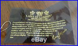 1992 Lana of London Lana Marks Sterling Silver Vermeil & Ruby Leo Belt Buckle