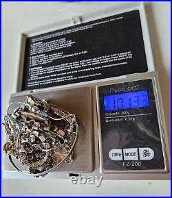 21 Sterling Silver 925 Bracelets, 222.62 grams, Marked, Estate Jewelry
