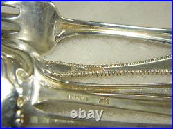 27 pieces marked' Sterling' Silver 20.75 Troy oz old patterns see list