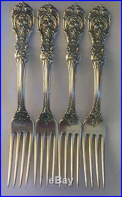 4 Francis 1st Forks Reed & Barton Sterling Silver 7-1/8 (Old Marks)