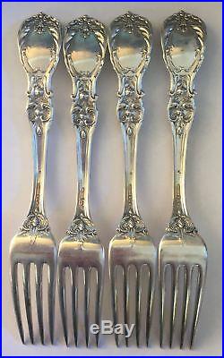 4 Francis 1st Forks Reed & Barton Sterling Silver 7-1/8 (Old Marks)