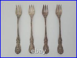 4 Reed & Barton Francis 1st Sterling Oyster Forks Old Mark & Patent No Monogram