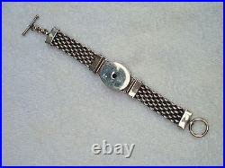 $ 450 Peggy V Designer Amethyst Bracelet Marked 925 N Small