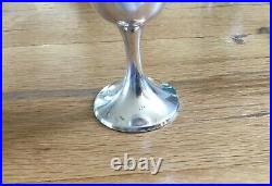 8 Gorham Sterling Silver Goblets Marked 272 Great Condition