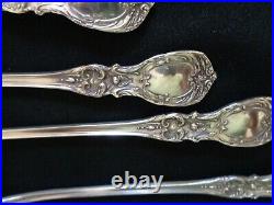 9 Old Mark+pat Date Reed & Barton Ice Tea Spoon Francis I Sterling Silver Set