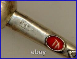 Antique 13 Sterling Silver Torah Pointer Yad Russian Marked 84 Judaica (5000jd)