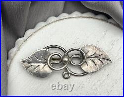 Antique Alphonse La Paglic Marked Sterling Silver Brooch Design #113