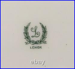Antique Early Green Mark Lenox Enamelled Watson Co. Sterling Silver Rimmed Plate