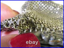 Antique Gorham 925 Sterling Silver Mesh Purse B570M Marked 188 gr