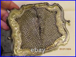 Antique Gorham 925 Sterling Silver Mesh Purse B570M Marked 188 gr