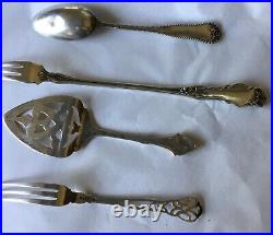 Antique Lovely Sterling Silver Items 3 Very Unusual Pieces All Marked Sterling