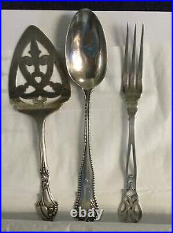 Antique Lovely Sterling Silver Items 3 Very Unusual Pieces All Marked Sterling