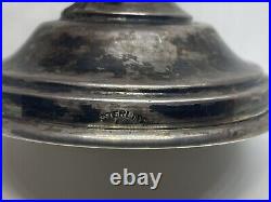 Antique Marked AG Sterling Silver Kiddush Cup Nicely Hand Etched 6in 115gr