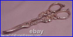 Antique Marked Sterling Silver Grape Shears