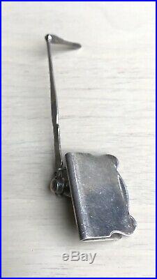 Antique Or Vintage Rare Solid Sterling Silver Book Mark By Asprey London 1950s