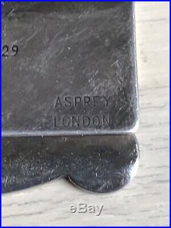 Antique Or Vintage Rare Solid Sterling Silver Book Mark By Asprey London 1950s