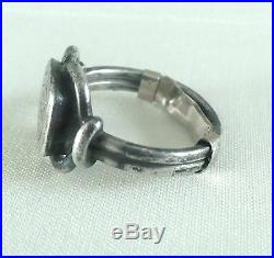 Antique Sterling Silver 925 Georg Jensen Ring Marked 27a Art Nouveau