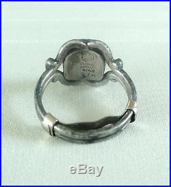 Antique Sterling Silver 925 Georg Jensen Ring Marked 27a Art Nouveau