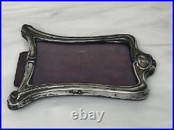 Antique Sterling Silver Art Nouveau Frame -marked