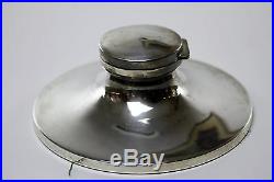 Antique Sterling Silver English Hall marked Ink well
