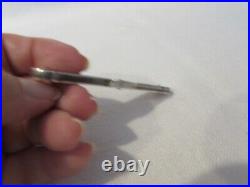 Antique Sterling Silver Folding Fruit Knife 1 Blade & Fruit Pick Marked 34R