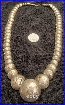 Antique Sterling Silver Mexico Style Solid Marked 925 Large Chain