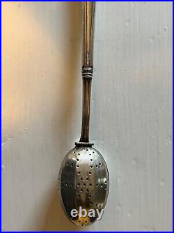 Antique Sterling Silver Tea Infuser Spoon Marked Sterling