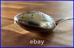 Antique Sterling Silver Tea Infuser Spoon Marked Sterling