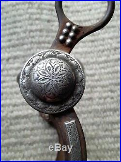 Antique Western Handmade Bit Sterling Silver Maker Marked