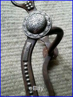 Antique Western Handmade Bit Sterling Silver Maker Marked