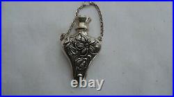 Art Nouveau antique Perfume bottle Marked. 925 sterling silver. 302 weight