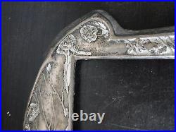Art Nouveaux Picture Frame, Sterling Silver, Marked, Birmingham 1909, Beautiful