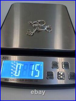 Artisan Sterling Silver Bracelet Marked Tayln Ster Acid Tested 15g Rare 7 3/4