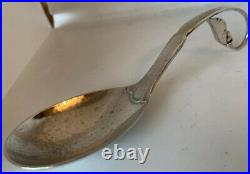 Arts & Crafts Art Nouveau Georg Jensen Silver Spoon Import Marks London 1934