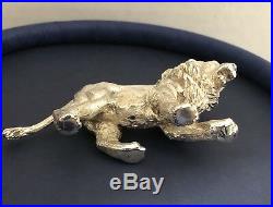 Asprey Sterling Silver Lion 1987-1997 Mark