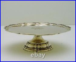 Austro / Hungarian Solid Silver Tazza Tray Marked 1835 13 Loth Budapest Armorial