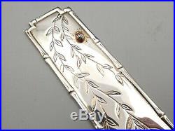Auth Tiffany & Co Sterling Silver Bookmark Ladybug Bamboo Book Mark No Mono