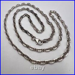 Beautiful Vintage Sterling Silver 925 Women's Men's Jewelry Chain Marked 14.7 gr