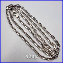 Beautiful Vintage Sterling Silver 925 Women's Men's Jewelry Chain Marked 14.7 gr