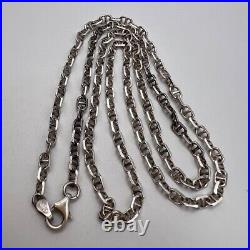 Beautiful Vintage Sterling Silver 925 Women's Men's Jewelry Chain Marked 14.7 gr