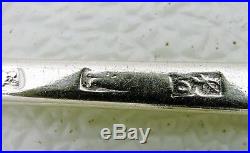 Britannia Sterling Silver Rattail Spoon Marked Nathaniel Roe London 1716 -7