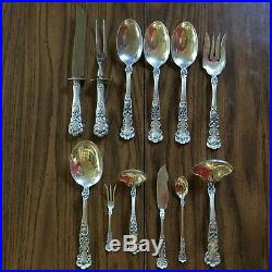 Buttercup Gorham Sterling Silver Flatware Set for 8 Service 90 Pieces Old Mark