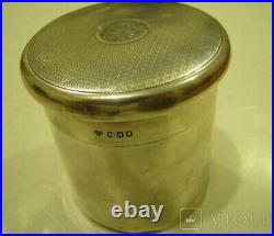 Casket Sterling Silver 925 William Comyns England Lid Box Engraved Marked Rare