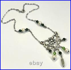 Chain Necklace Marked Sterling Silver 925 Vintage Women's Jewelry Amazing 13.6 g